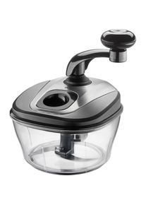 Gefu, Zerkleinerer &raquo;SPINO&laquo; 1500 ml, schwarz/silberfarben/transparent, schwarz/silberfarben/transparent