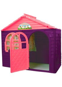 Jamara, Spielhaus &raquo;Little Home&laquo; BxTxH: 130x78x120 cm, dunkellila/pink, Kunststoff, dunkellila/pink