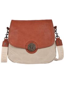 Harbour 2nd , Umhängetasche »Naomi«, Schultertasche Arbeitstasche , khaki/cognac