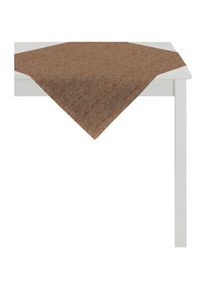 Apelt , Mitteldecke »1103 Loft Style, Jacquard«, (1 St.) , braun/taupe , B/L: 85 cm x 85 cm