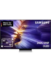 Samsung , OLED-Fernseher »GQ65S90FAT«, 4K Ultra HD, Smart-TV, HDR+, Dolby Atmos & AI Sound, Gaming Hub, Upscaling Pro, bis zu 144Hz , schwarz ,...
