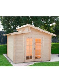 Wolff , Gartenhaus »Bornholm 40-B Typ 3« , naturbelassen