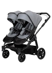 Hartan , Zwillingswagen »Two Select Outdoor«, inkluisve Handbremse; Luftkammerräder; Made in Germany , graphit