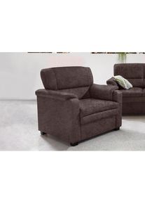 Sit & More sit&more , Sessel »Pisa«, mit Federkern , dunkelbraun