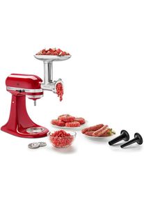 KitchenAid , Fleischwolfaufsatz »5KSMMGA«, aus Ganzmetall , aluminiumfarben