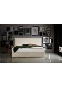 ATLANTIC HOME COLLECTION, Bettgestell &raquo;Melody&laquo; mit Bettkasten und Lattenrost, creme, Bettgestell und seitliche Einfassung der Matratzen: Cord, 
