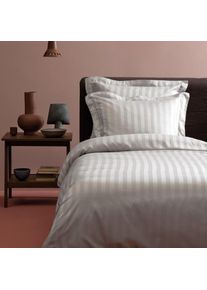 Damai , Bettwäsche »Streifsatin«, (2 tlg.), in Mako Satin Qualität, 100% Baumwolle, Bett- und Kopfkissenbezug mit Reißverschluss, kühlende...