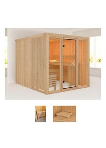 Welltime , Sauna »Artja«, naturbelassen, ohne Ofen , natur