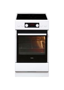 Amica , Induktions-Standherd »SHI 905 100 W«, Steam Clean, RapidWarmUp-Funktion , weiß , versenkbare Knebel und SoftClose Tür