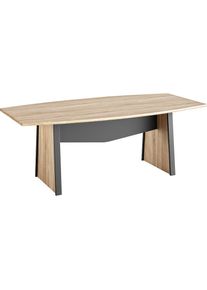 Gami , Konferenztisch »MAMBO«, (1 St.), Besprechungstisch B. 204 , Eiche Sonoma / Schwarz + Eiche Sonoma / Schwarz + Eiche Sonoma