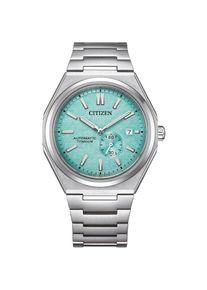 Citizen , Automatikuhr, Armbanduhr, Herrenuhr, Damenuhr, Titan, Saphirglas, bis 10bar wasserd. , titansilberfarben-hellgrün , Beeindruckende...
