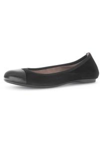 Gabor , Ballerina, Blockabsatz, Schlupfschuh, Businesschuh mit Best Fitting-Ausstattung , schwarz , 43 , 43 , Komfortabler Ballerina mit...