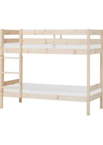 Hoppekids, Etagenbett &raquo;ECO Comfort Kinderbett 90x200 oder 70x160 aus Massivholz in 4 Farben&laquo; T&Uuml;V, FSC und Nordisches Umweltzeichen &ndash; wahlweise mit 