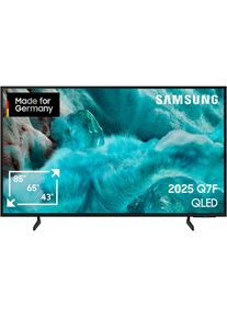 Samsung , QLED-Fernseher »GQ43Q7FAAU«, 4K Ultra HD, Smart-TV, Quantum HDR, Knox Security, Art Store, 3D Sound, Gaming Hub, AI TV , schwarz , Der...