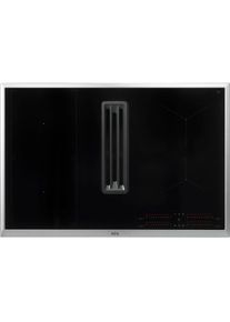 AEG , Kochfeld mit Dunstabzug »COLI84COXB«, 80 cm, Made in Germany, Bridge-Funktion, Umluft, 2-in-1-Filter , schwarz