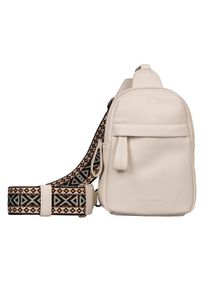 Tom Tailor, Damen, Rucksack &raquo;Palina&laquo; aus weichem Lederimitat mit effektvollem Schulterriemen, wei&szlig;, B/H/T: 16,5 cm x 22 cm x 5,5 cm, wei&szlig;, MODISCHER 