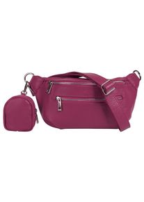 Samantha Look , Gürteltasche, echt Leder, Made in Italy , pink