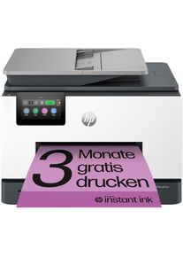 HP , Multifunktionsdrucker »OfficeJet Pro 9132e«, 3 Monate gratis Drucken mit Instant Ink inklusive , weiß/grau , Mit HP+ 3 Probemonate HP Instant...
