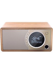 Sharp , Digitalradio (DAB+) »DR-450«, (Bluetooth Automatische Senderverfolgung-Digitalradio (DAB+)-FM-Tuner mit RDS 6 W) , braun ,...