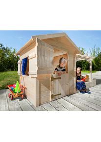 Weka, Spielhaus &raquo;Tabaluga Spielplatz&laquo; BxTxH: 286x153x154 cm, natur, Holzwerkstoff, natur