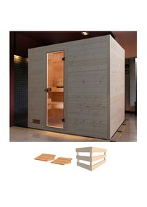 Weka , Sauna »Valida 4«, ohne Ofen , natur