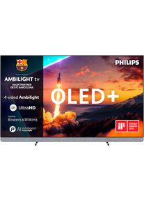 Philips , OLED-Fernseher »65OLED910/12«, 4K Ultra HD, Google TV-Smart-TV , grau , Helles OLED META-Panel