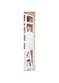 Home Affaire, Anbauregal &raquo;Bergen&laquo; in unterschiedlichen Farbvarianten, Breite 45 cm, wei&szlig;, Massivholz, B/H/T: 45,5 cm x 213 cm x 27 cm, wei&szlig;