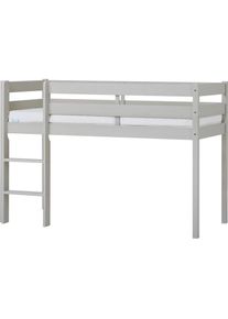 Hoppekids , Spielbett »ECO COMFORT, Hochbett, in 2 Einzelbetten teilbar«, Höhe 72cm, Farbe & Größe & Matratze , Grau