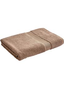 Christy , Badetücher »SUPREME«, (2 St., 2er Set Saunatücher 90 x 165 cm), Premium-Badetücher in Luxusqualität, 650g/m², 90x165cm, 2er Set , mocha ,...