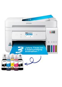 Epson , Tintenstrahldrucker »EcoTank ET-4856« , weiß , Beidseitiger Druck, LC-Display (Farbe, Touchscreen)