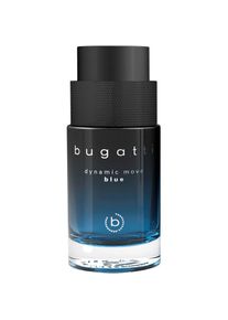 Bugatti , Eau de Toilette »Dynamic Move Blue EdT 100ml«, Zitrischer Herrenduft mit Muskatnuss, aquatischer Note und Amber. , blau , Eau de Toilette