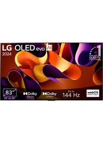 LG , OLED-Fernseher »OLED83G48LW«, 4K Ultra HD, Smart-TV , schwarz , Neuer leistungsstarker α11 4K AI-Prozessor mit 4K AI Super Upscaling und AI...
