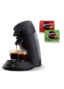 Philips Senseo , Kaffeepadmaschine »Original Plus CSA210/60, mit zwei Kaffee-Einstellungen«, aus 28% rec. Plastik, inkl. Gratis-Zugabe (Wert 5 €...