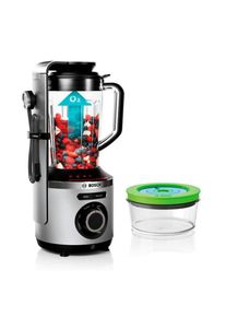 Bosch , Standmixer »VitaPower Serie 8 MMBV622M«, 1000 W, Vakuum-Mixer, inkl. Vakuum-Frischhaltedose und Rezeptbuch , silberfarben/schwarz