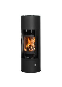 Oranier , Kaminofen »Arena Aqua 2.0«, (2 tlg.), wasserführend, Abdeckplatte aus Glas , schwarz , Massiver Gussboden