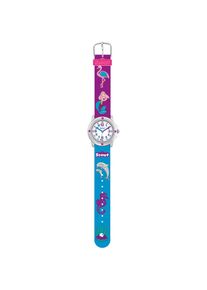 Scout , Quarzuhr »Star Kids, 280393023«, Kinderuhr, Mädchen, Delphin, Geschenkidee , bunt , Schöne Kinderarmbanduhr