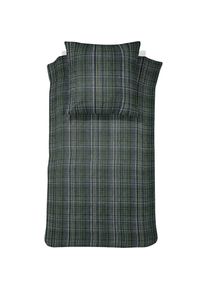 Damai , Bettwäsche »Signore«, industrielles Design , forest green , B/L: 155 cm x 220 cm