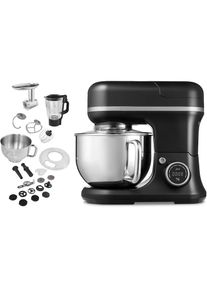 Medion , Küchenmaschine »MD 18430, 8 Geschwindigkeitsstufen, Impulsfunktion, 5L Rührschüssel«, Mit umfangreichem Zubehör-Set, Mixeraufsatz,...