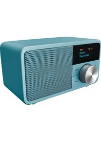 Sangean , Digitalradio (DAB+) »Genuine Mini dab+ DDR-7«, (Bluetooth Digitalradio (DAB+)-FM-Tuner mit RDS) , blau , Easy to read OLED display with...