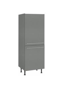 Optifit , Hochschrank &raquo;Bern&laquo; 60 cm breit, 176 cm hoch, mit h&ouml;henverstellbaren Stellf&uuml;&szlig;en , basaltgrau/basaltgrau , basaltgrau