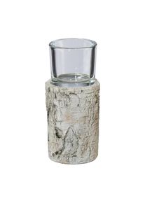 Creativ home , Windlicht, (Set, 2 St.), Holzoptik , natur