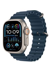 Apple , Smartwatch »Watch Ultra 2 Titanium«, (4,9 cm / 1,92 Zoll), Watch OS 10, 64 GB, Ocean Band , Blau