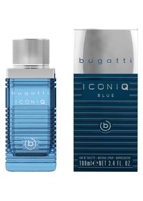 Bugatti , Eau de Toilette »Iconiq Blue EdT 100ml«, Frischer Herrenduft mit Zitrone, Kräutern und holzigen Basisnoten. , transparent , Eau de Toilette