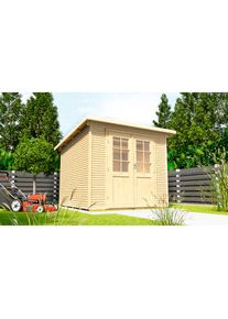 Wolff , Gartenhaus »Pulti Softline 3024« , naturbelassen