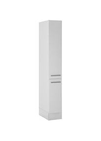 BASIC by Balculina , Vorratsschrank »Denver, Küchenschrank BxHxT 30 x 211 x 57«, (1 St.), Breite 30cm, in grau matt/lancelot eiche , grau matt/grau...