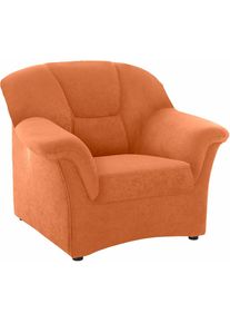 DOMO collection , Sessel, mit und ohne Federkern lieferbar , terrakotta