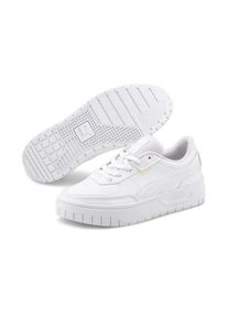 Puma , Sneaker »CALI DREAM LTH WNS« , Puma White , 38 , 38 , Obermaterial aus Leder mit Overlays aus gewalktem Leder