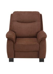 Home Affaire , Sessel »Boccaccio«, mit Federkern, incl. Kopfteilverstellung , braun