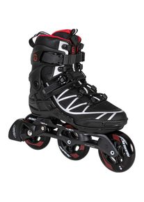Powerslide , Inlineskates »Phuzion Argon Scarlet 100« , schwarz, silberfarben, rot