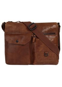 SPIKES & SPARROW Spikes & Sparrow , Umhängetasche »SHOULDER BAG«, echt Leder , cognac